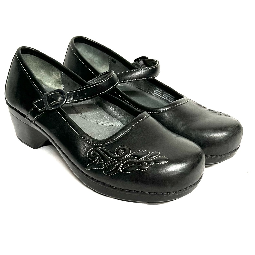 Dansko leather clogs